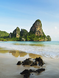 Rai Leh West Beach  Rai Leh (Railay)  Andaman Coast  Krabi Province  Thailand  Southeast Asia  Asia