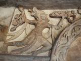 Ornate Carving in Ranigumpha  Cave Number 1  Udayagiri Caves  Bhubaneshwar  Orissa  India