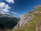 Hiking on High Route 2 in Dolomites  Bolzano Province  Trentino-Alto Adige/South Tyrol  Italy