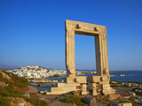 Gateway  Temple of Apollo  Archaeological Site  Naxos  Cyclades  Greek Islands  Greece  Europe