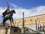 Quincentennial Square in the Old City of San Juan  Puerto Rico Island  West Indies  Caribbean  USA