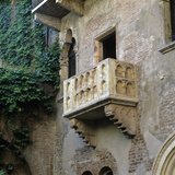 Juliet's Balcony  Verona  UNESCO World Heritage Site  Veneto  Italy  Europe