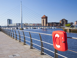 Millennium Foot Bridge  Sa1 Area  Swansea Marina  Wales  United Kingdom  Europe