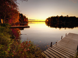 Lake Millinocket at Sunrise  Baxter State Park  Maine  New England  USA  North America