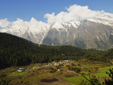 Dhaulagiri Himal Seen from Titi  Annapurna Conservation Area  Dhawalagiri (Dhaulagiri)  Nepal