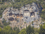 Lycian Tombs of Dalyan  Dalyan  Anatolia  Turkey  Asia Minor  Eurasia