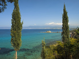 View Along Chrysochou Bay on North West Coast  Near Latsi  Cyprus  Mediterranean  Europe
