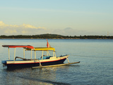 View of Gili Meno from Gili Air  Lombok  Indonesia  Southeast Asia  Asia