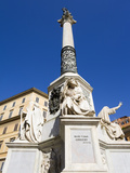 Monument in Piazza di Spagna  Rome  Lazio  Italy  Europe