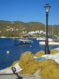 Katapola Port  Amorgos  Cyclades  Aegean  Greek Islands  Greece  Europe