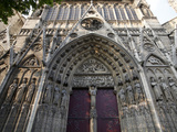Saint-Etienne's Gate  South Facade  Notre Dame Cathedral  Paris  France  Europe