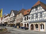 The Main Street  Merianstrasse  in the Rhine Wine Area of Oppenheim  Rhineland Palatinate  Germany