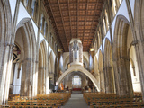 Interior  Llandaff Cathedral  Llandaff  Cardiff  Wales  United Kingdom  Europe