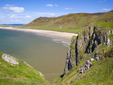 Rhossili Bay  Gower Peninsula  Wales  United Kingdom  Europe