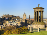Edinburgh Cityscape from Calton Hill  Edinburgh  Lothian  Scotland