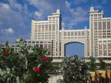 Kazmunaigas Building Home to the Oil and Gas Ministry  Astana  Kazakhstan  Central Asia  Asia