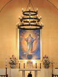 Wall Painting in Mission Concepcion  San Antonio  Texas  United States of America  North America