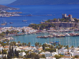 The Harbour and the Castle of St Peter  Bodrum  Anatolia  Turkey  Asia Minor  Eurasia