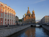 Church on Spilled Blood  UNESCO World Heritage Site  on the Kanal Griboedova  St Petersburg  Russia