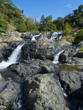 Waterfalls of Ciu on the East Coast of Grande Terre  New Caledonia  Melanesia  South Pacific