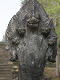 Naga Snake Sculpture in Phnom Rung Temple  Thailand  Southeast Asia  Asia