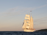 Star Clipper Sailing Cruise Ship  Terre de Haut  Guadeloupe  West Indies  French Caribbean