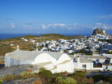 Chora  Amorgos  Cyclades  Aegean  Greek Islands  Greece  Europe