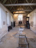 Inside the Chapel of the 14th Century Farleigh Hungerford Castle  Somerset  England  UK  Europe