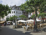 Market Square  Idar Oberstein  Famous for Gem Stones  on River Nahe  Rhineland Palatinate  Germany