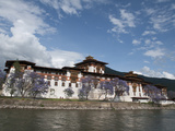 View of the Dzong in Punakha  Bhutan  Asia
