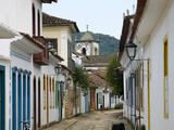 Typical Colonial Houses in the Historic Part of Parati  Rio de Janeiro State  Brazil  South America