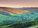Vale of Edale  Peak District National Park  Derbyshire  England