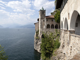 Hermitage of Santa Caterina del Sasso  Lake Maggiore  Lombardy  Italian Lakes  Italy  Europe