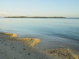 View of Gili Meno from Gili Air  Lombok  Indonesia  Southeast Asia  Asia