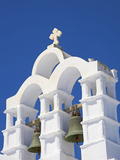 Bells on Church  Chora  Amorgos  Cyclades  Aegean  Greek Islands  Greece  Europe