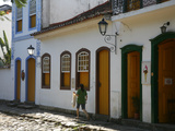 Typical Colonial Houses in the Historic Part of Parati  Rio de Janeiro State  Brazil  South America