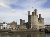 Caernarfon Castle  UNESCO World Heritage Site  Caernarfon  Gwynedd  North Wales  Wales  UK  Europe