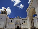 Basilica of Our Lady of Copacabana on the Shores of Lake Titicaca  Bolivia  South America