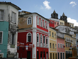 Cobbled Streets and Colonial Architecture  UNESCO World Heritage Site  Salvador  Brazil