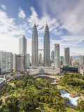 City Centre with KLCC Park Convention/Shopping Centre and Petronas Towers  Kuala Lumpur  Malaysia