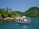 Tourist on Chartered Fishing Boat  Rio de Janeiro State  Brazil