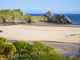 Three Cliffs Bay  Gower  Wales  United Kingdom  Europe