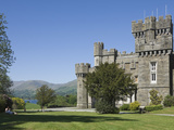 Wray Castle on Shore of Lake Windermere  Lake District Nat'l Park  Cumbria  England