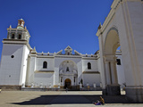 Basilica of Our Lady of Copacabana on the Shores of Lake Titicaca  Bolivia  South America