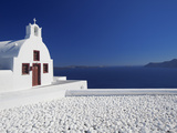 Church and White Stones at Oia  Santorini  Cyclades  Greek Islands  Greece  Europe