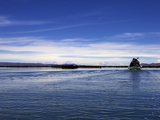 Boat on Lake Titicaca  Peru  Peruviann  Latin America  Latin American South America