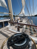Star Clipper Sailing Cruise Ship  Terre de Haut  Guadeloupe  West Indies  French Caribbean