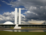 Congresso Nacional (Nat'l Congress) by Oscar Niemeyer  Brasilia  UNESCO World Heritage Site  Brazil