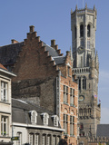 The Belfry by the Market Place  Brugge  UNESCO World Heritage Site  Belgium  Europe