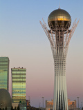Bayterek Tower at Dawn  Astana  Kazakhstan  Central Asia  Asia